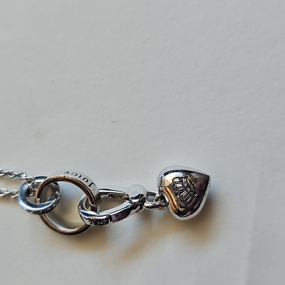 Juicy Couture Silver Charm Necklace - Picture 3 of 5